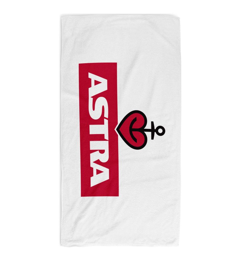 Astra beer beach towel 2