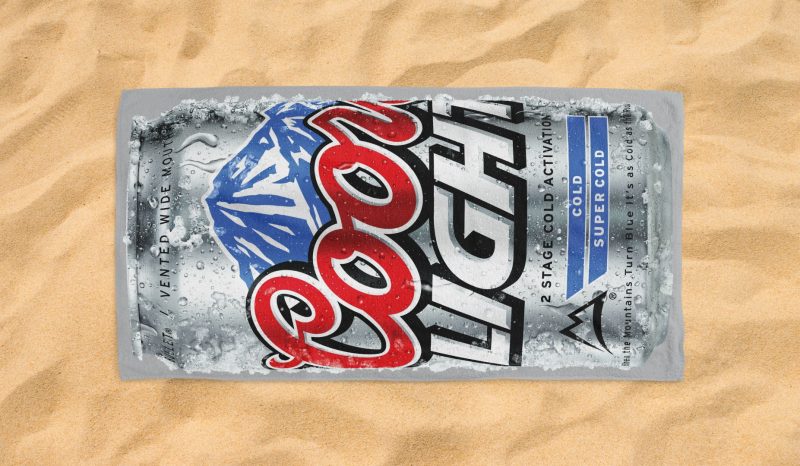 Coors beer beach towel 6 1 jpg