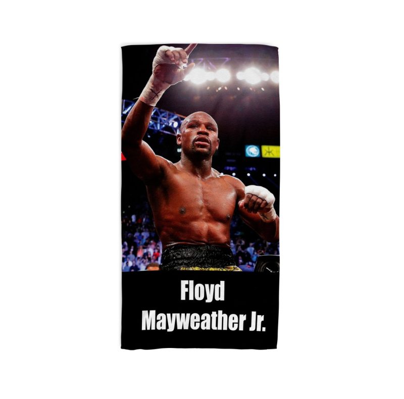 Floyd Mayweather Jr box BeachTowel 1 1 jpg