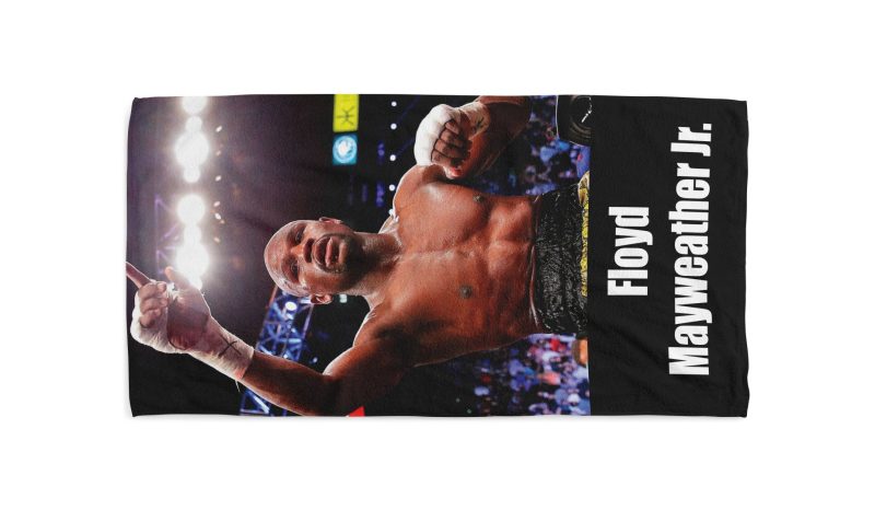 Floyd Mayweather Jr box BeachTowel 2 1 jpg