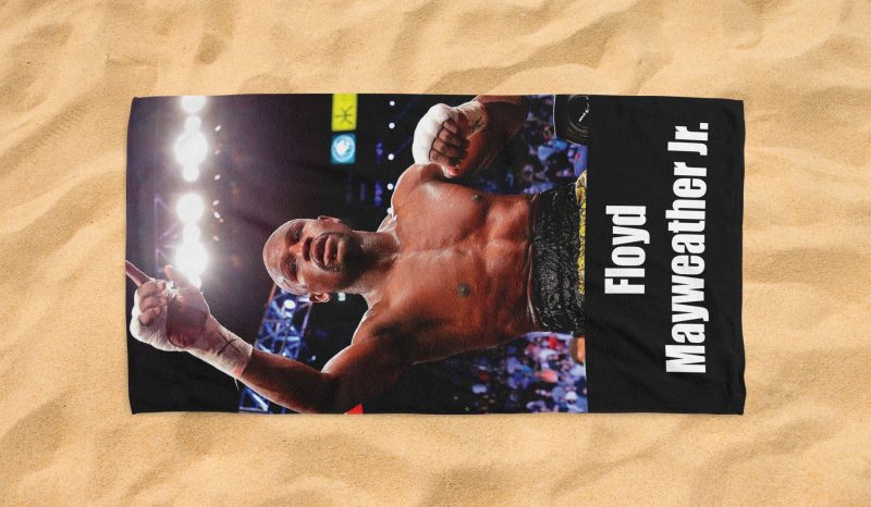 Floyd Mayweather Jr box BeachTowel 3 1 jpg