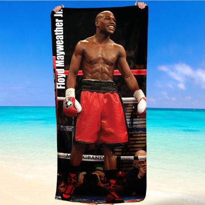 Floyd Mayweather Jr. плажна кърпа
