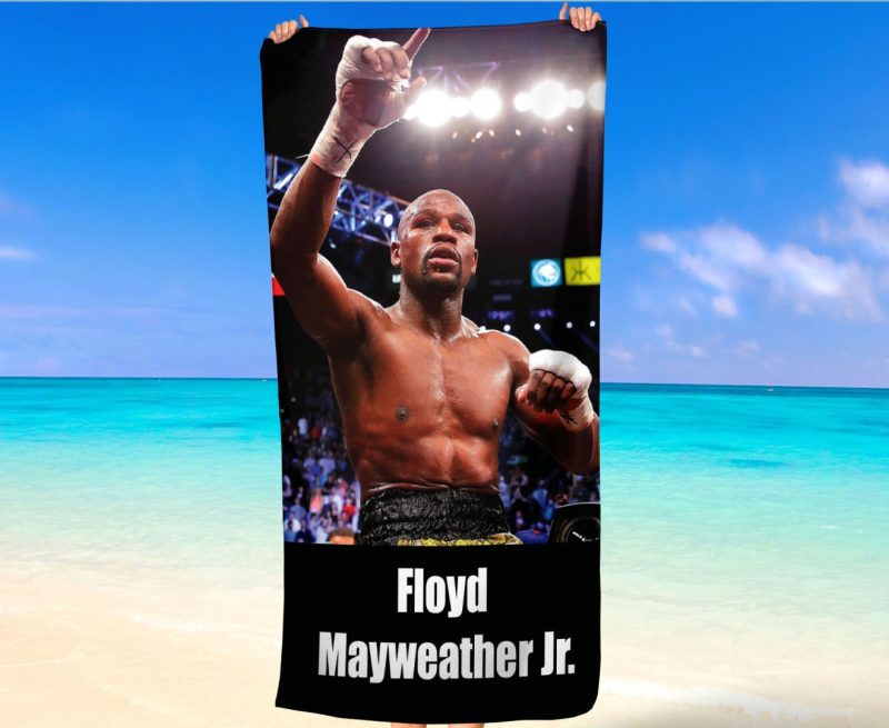 Плажна кърпа на Floyd Mayweather Jr