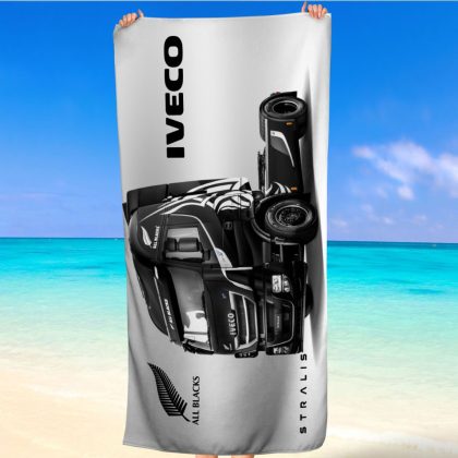 Плажна кърпа Iveco Black Truck