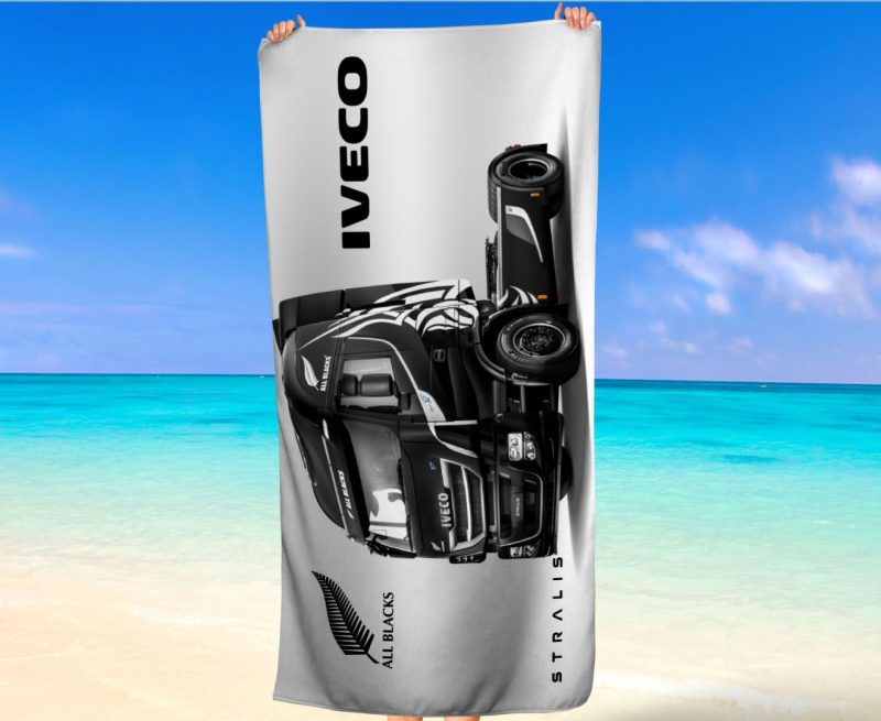 Плажна кърпа Iveco Black Truck