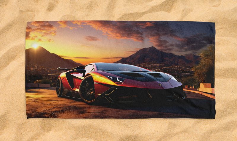 Lamborghini beach towel 1 1 jpg