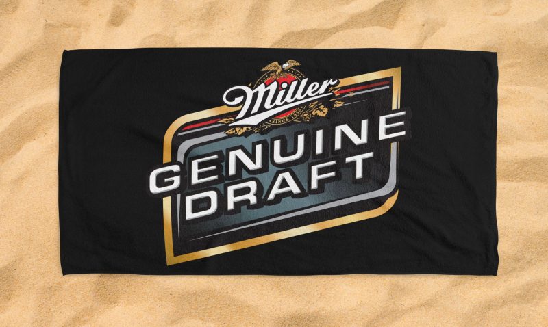 Miller live beer BeachTowel 9 1 jpg