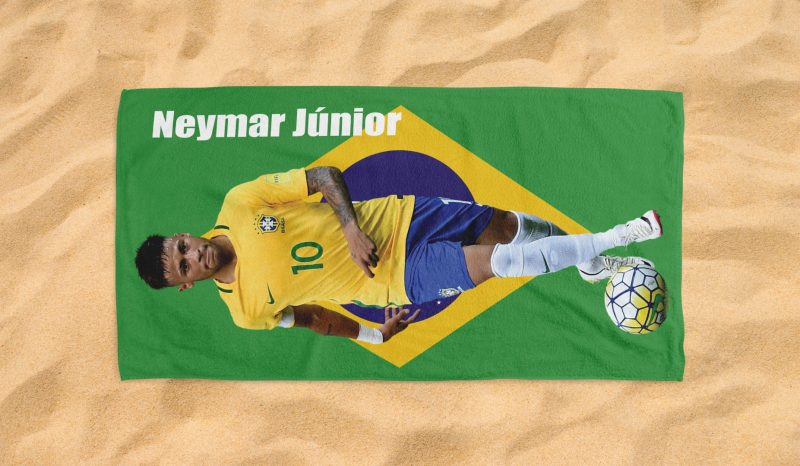 Neymar FC Barcelona beach towel 8 2 jpg