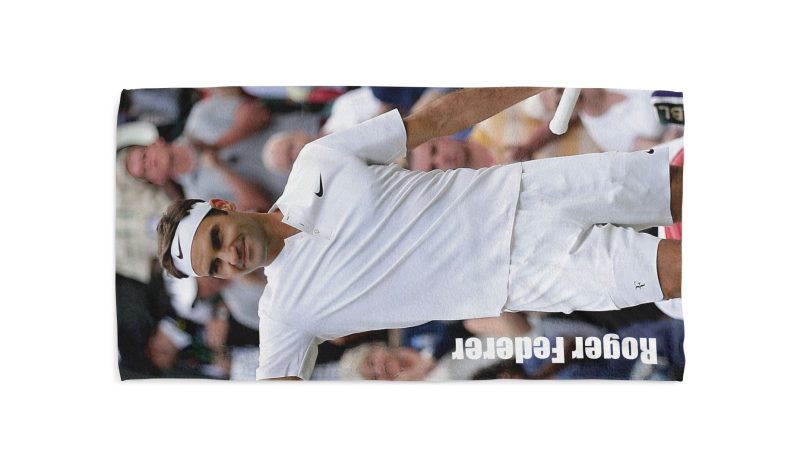 Roger Federer tennis beach towel 1 1 jpg