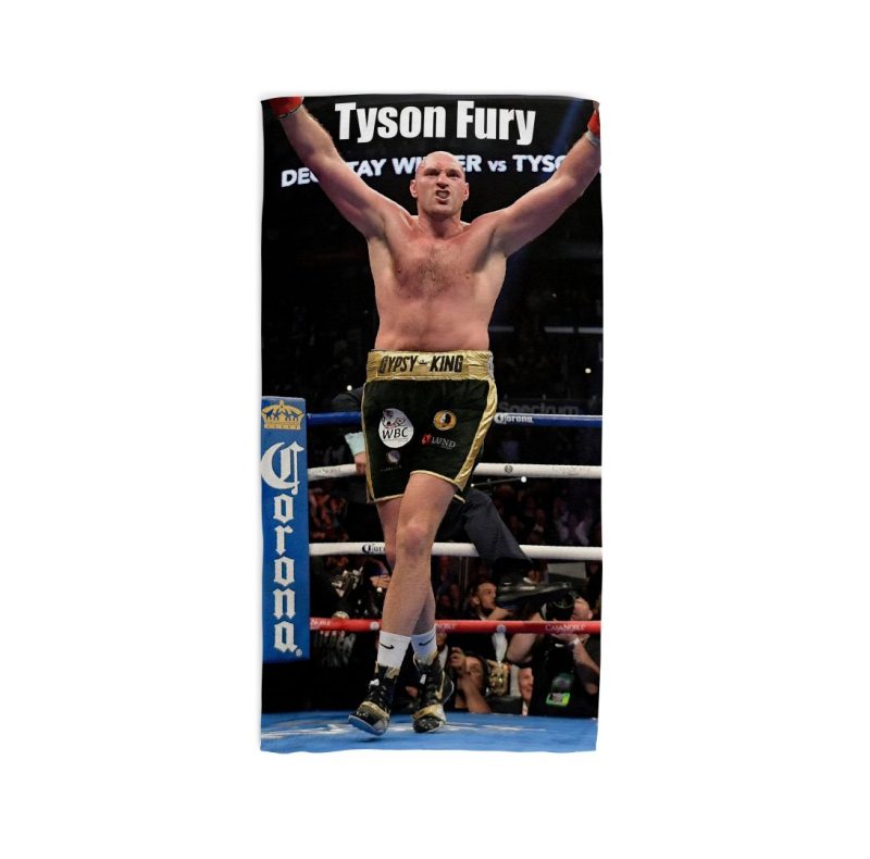 Tyson Fury box BeachTowel 1 1 jpg