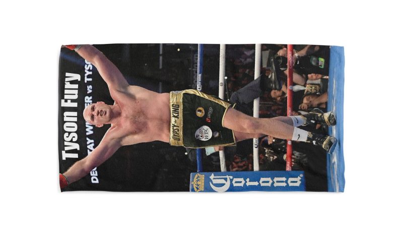 Tyson Fury box BeachTowel 2 1 jpg