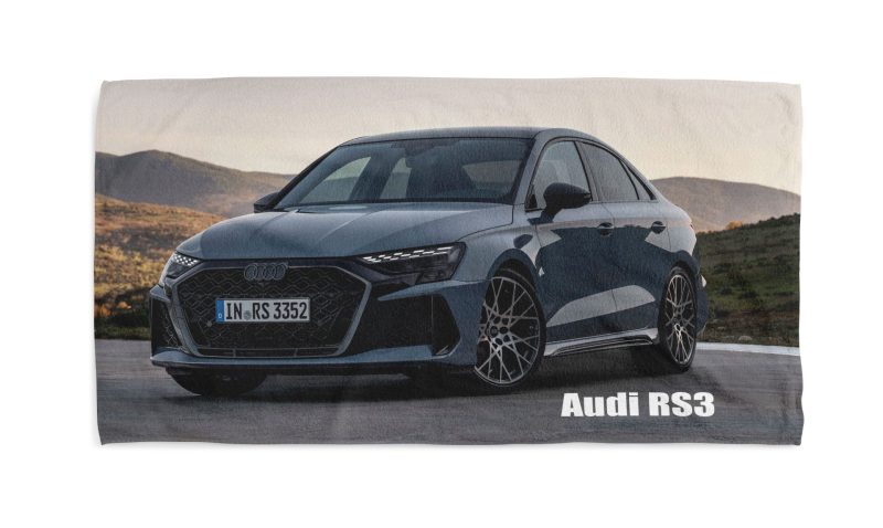 audi rs3 beach towel 1