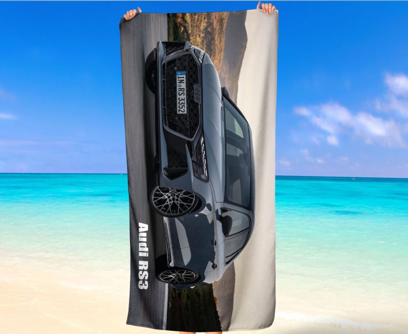 audi rs3 beach towel
