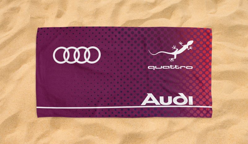 audi rs4 logo beach towel 2 1 jpg