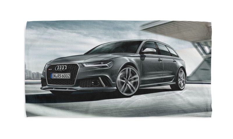 audi rs6 avnt beach towel 2