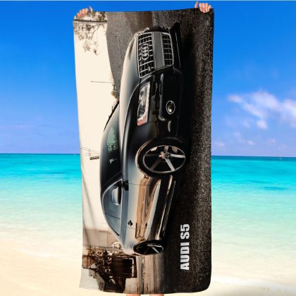 audi s5 beach towel