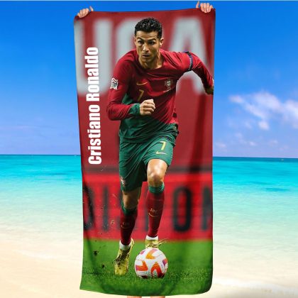 cristiano ronaldo real madrid beach towel d
