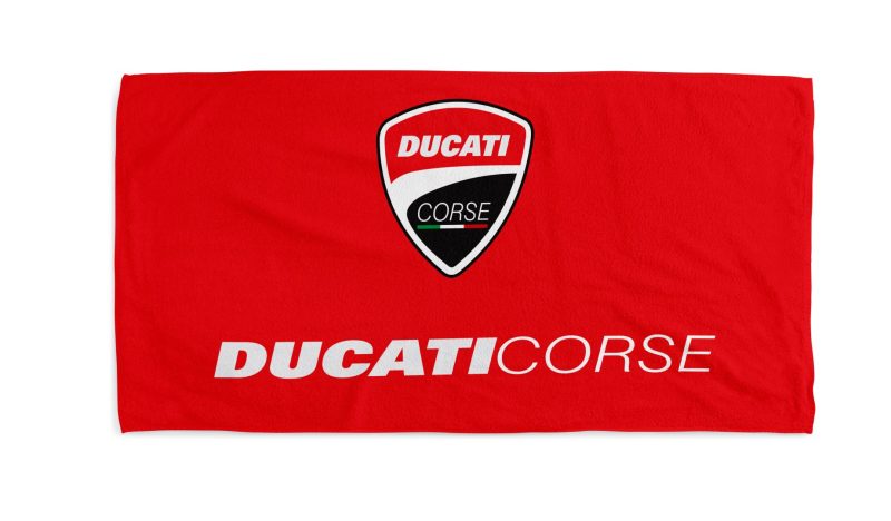 ducati corse logo beach towel 2 1 jpg