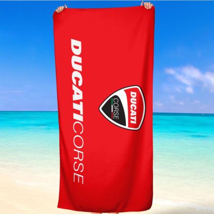 Плажна кърпа мотоциклет Ducati Corse