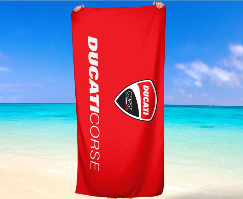 Плажна кърпа мотоциклет Ducati Corse