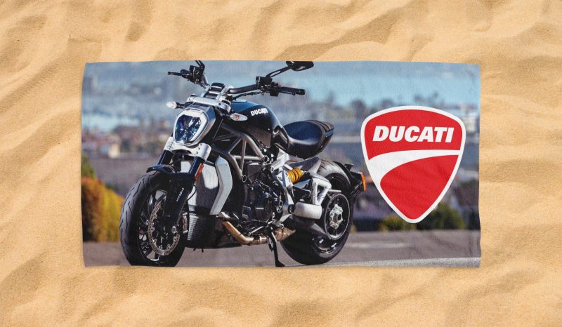 ducati corse motorcycle beach towel 2 1 jpg