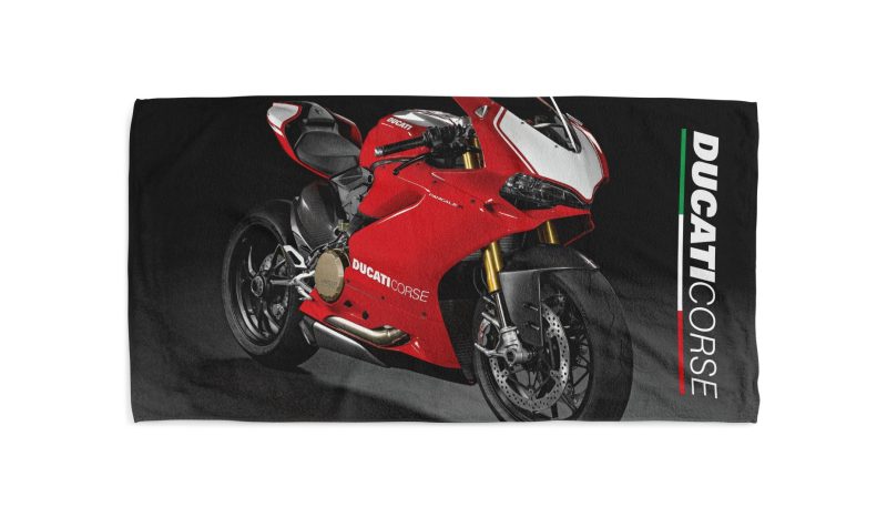 ducati corse panigale beach towel 1 1 jpg
