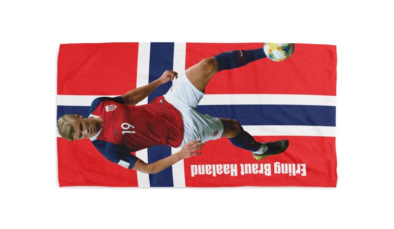 erling haaland man city beach towel 1 1 jpg