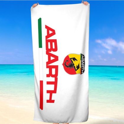 плажна кърпа с лого Fiat Abarth