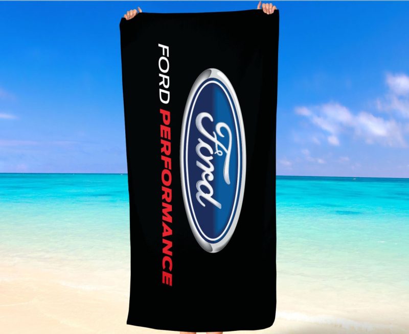 Плажна кърпа логото Ford Performance