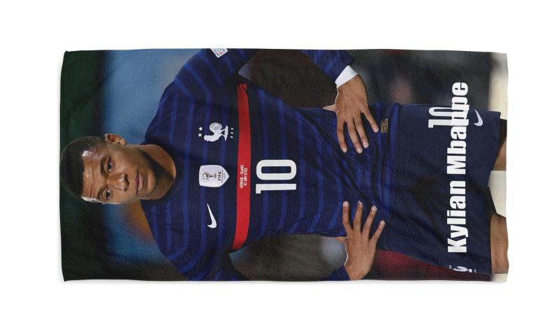 kylian mbappe paris saint germain beach towel b
