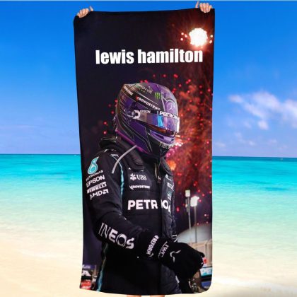 Плажна кърпа Lewis Hamilton Mercedes