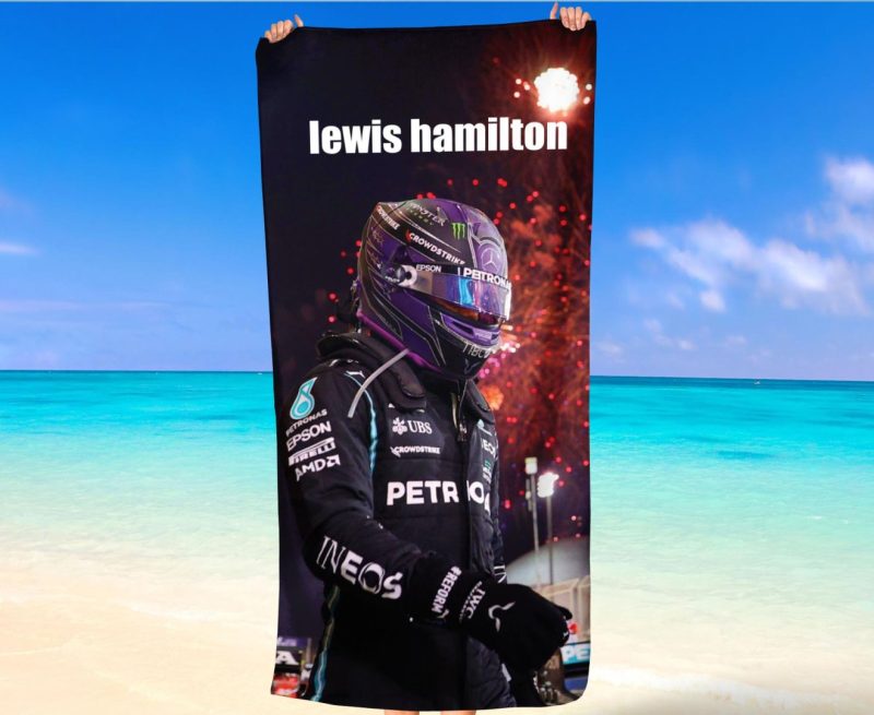 Плажна кърпа Lewis Hamilton Mercedes