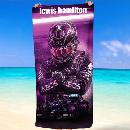 Плажна кърпа Lewis Hamilton Mercedes