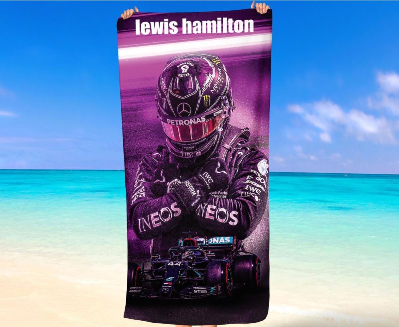 Плажна кърпа Lewis Hamilton Mercedes