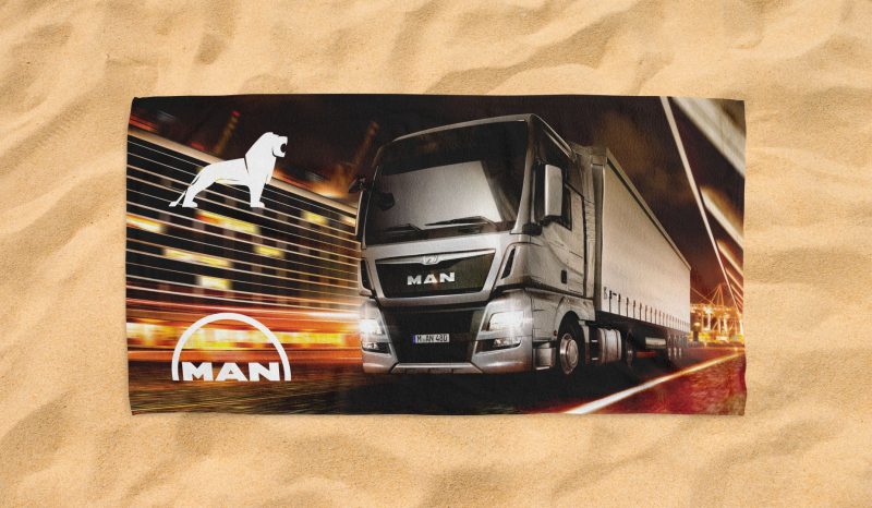 man logo truck beach towel 5 1 jpg