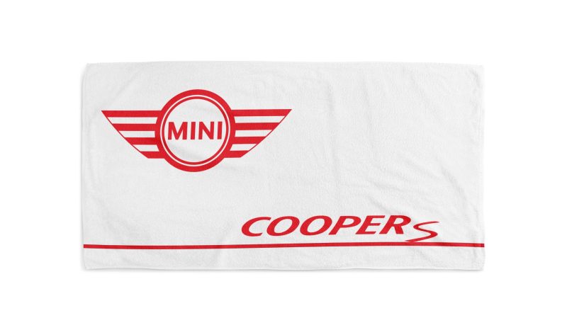 mini cooper s white beach towel 1 1 jpg