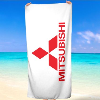 плажна кърпа с лого Mitsibushi