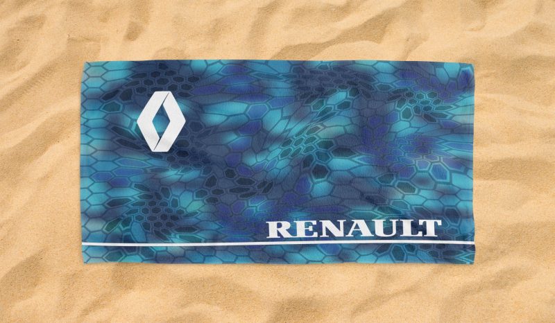 renault logo truck beach towel 3 1 jpg