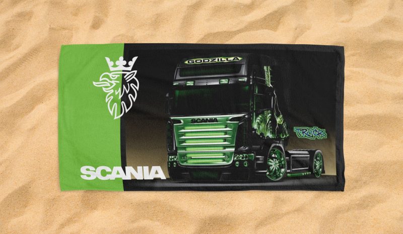 scania godzilla logo beach towel 1 1 jpg
