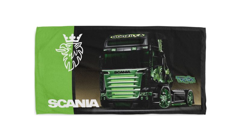 scania godzilla logo beach towel 2 1 jpg