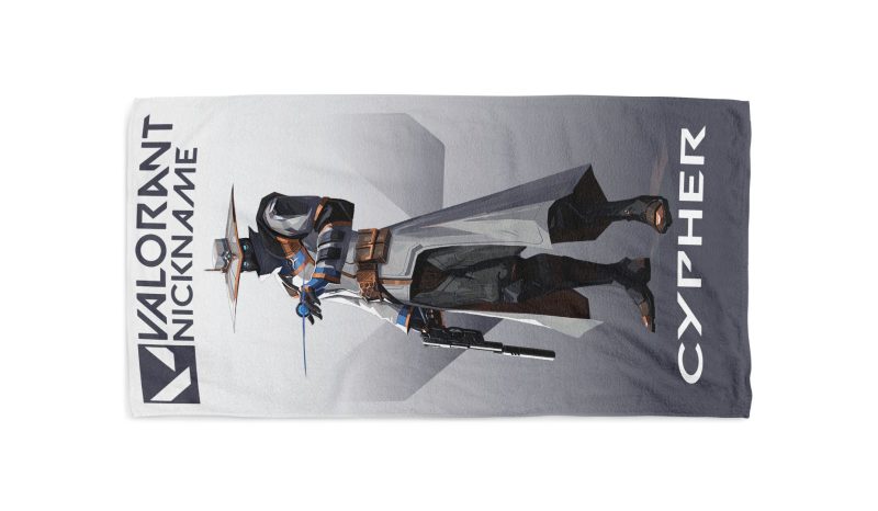 valorant Cypher beach towel 3 1 jpg