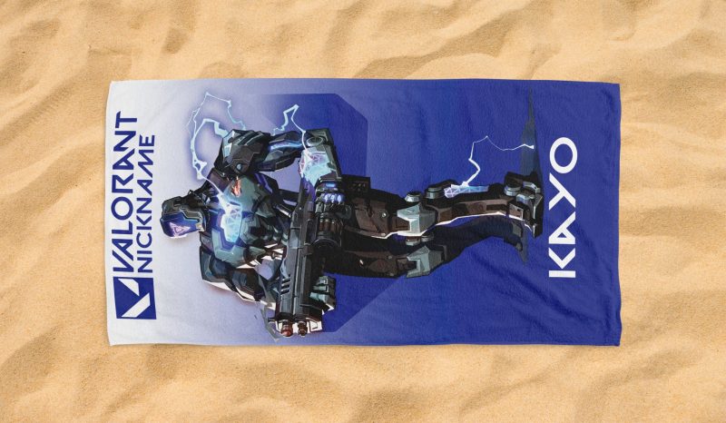 valorant agents kayo beach towel 1 1 jpg