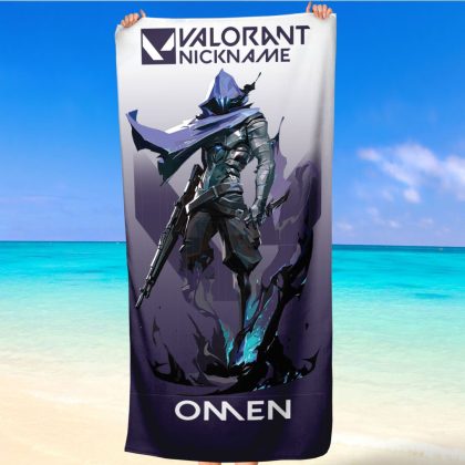 Valorant Omen плажна кърпа
