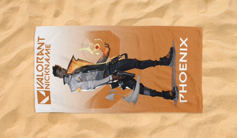 valorant agents phoenix beach towel 1 1 jpg