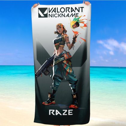 Плажна кърпа Valorant Raze