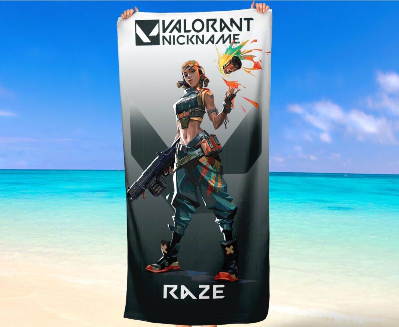 Плажна кърпа Valorant Raze