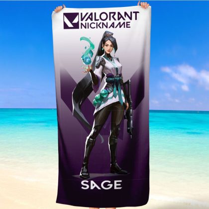 Плажна кърпа Valorant Sage