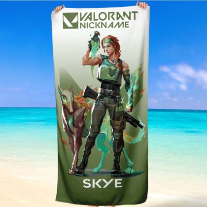 Valorant Skye плажна кърпа