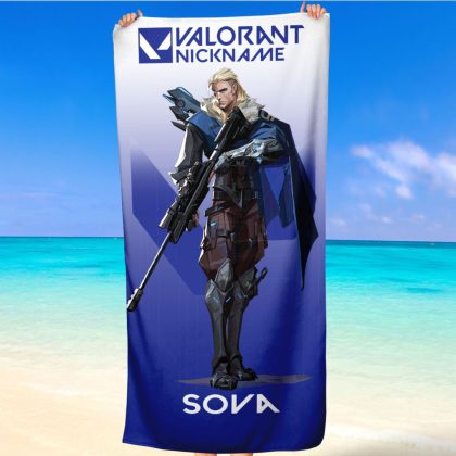 Valorant Sova плажна кърпа