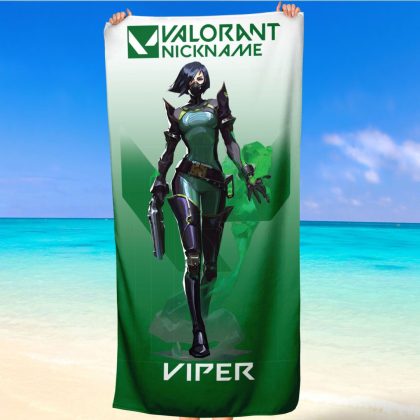 Valorant Viper плажна кърпа